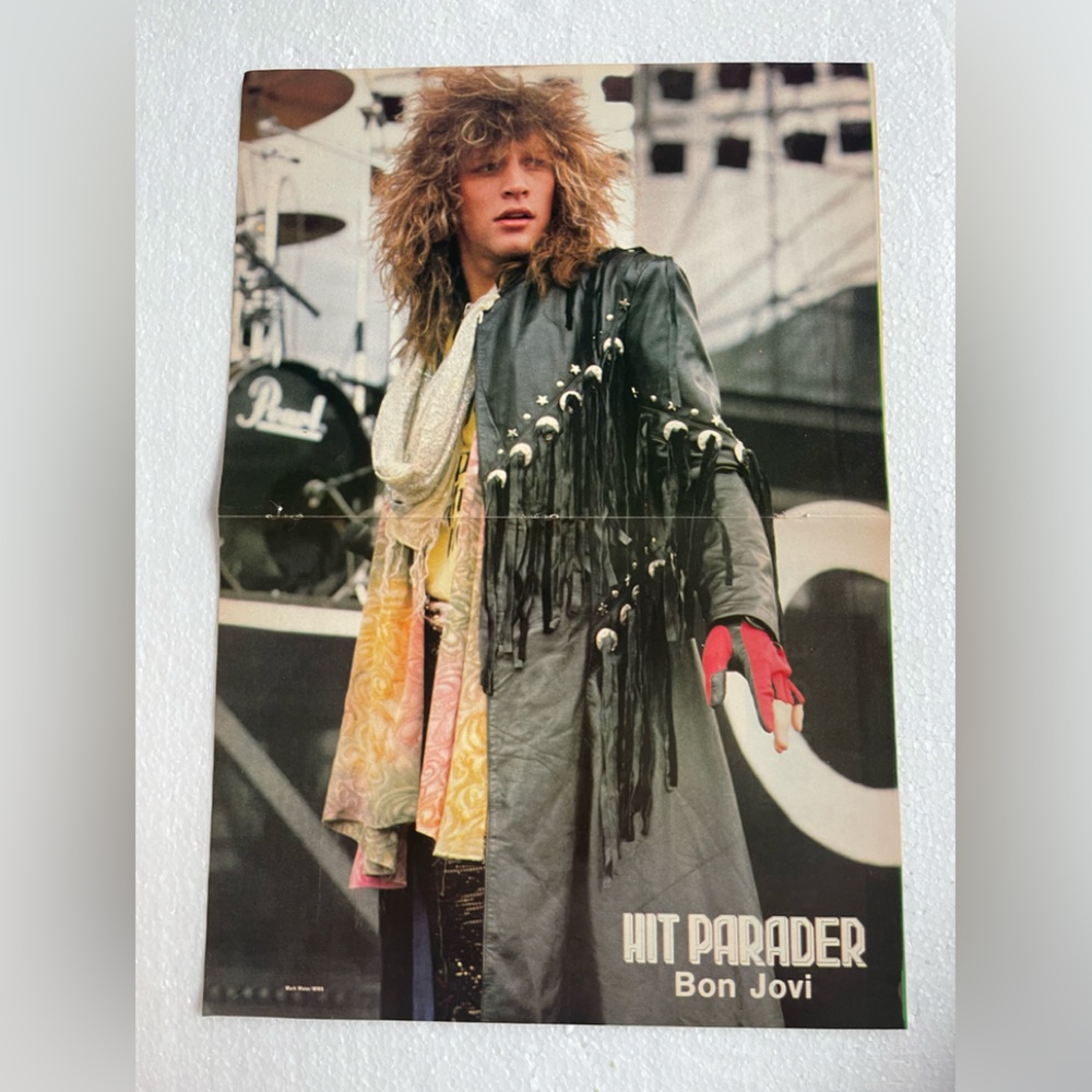 Jon Bon Jovi Hit Parader pinup